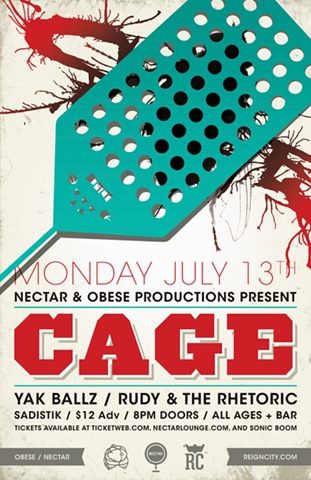 Yak Ballz and Cage at Nectar July 13, 2009